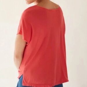 Sundry Coral Short Sleeve Tee